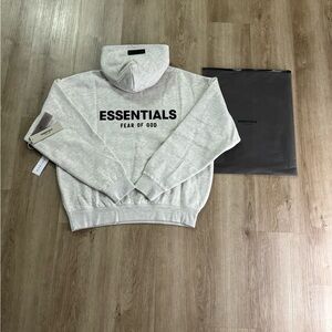Fear of God Essentials Light Oatmeal Men's Sweater/Hoodie